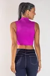 CROPPED DWZ GOLA ALTA CANELADA