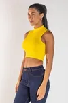 CROPPED DWZ GOLA ALTA CANELADA