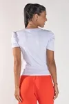 BLUSA DWZ MANGA BUFANTE CANELADA
