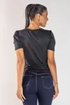 BLUSA DWZ MANGA BUFANTE CANELADA