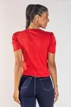 BLUSA DWZ MANGA BUFANTE CANELADA