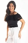 BLUSA DWZ OMBRO A OMBRO COM LAISE