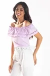 BLUSA DWZ OMBRO A OMBRO COM LAISE