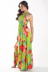 VESTIDO DWZ ESTAMPADO COM LASTEX