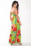 VESTIDO DWZ ESTAMPADO COM LASTEX