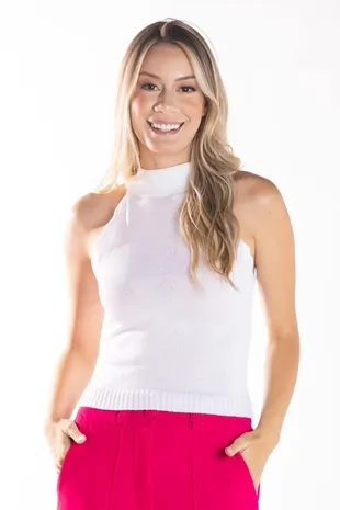Blusa Dwz Tricot Gola Alta
