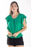 Blusa Dwz Manga Babado
