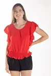 Blusa Dwz Manga Babado