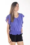 Blusa Dwz Manga Babado