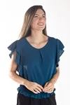 Blusa Dwz Manga Babado