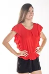 Blusa Dwz Manga Babado