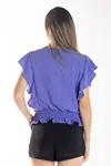 Blusa Dwz Manga Babado