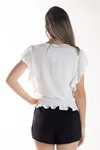 Blusa Dwz Manga Babado