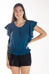 Blusa Dwz Manga Babado