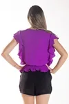Blusa Dwz Manga Babado