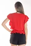 Blusa Dwz Manga Babado