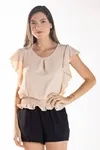 Blusa Dwz Manga Babado