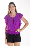 Blusa Dwz Manga Babado