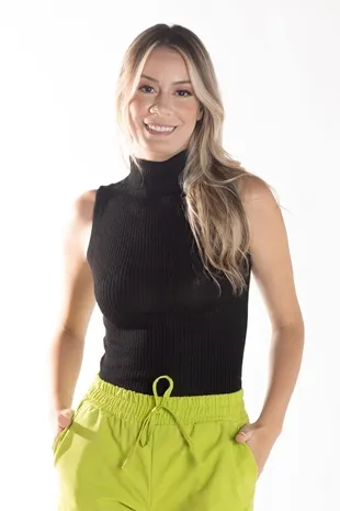 Blusa Dwz Tricot Canelada