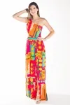Vestido Dwz Longo Estampado