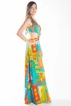 Vestido Dwz Longo Estampado
