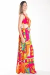 Vestido Dwz Longo Estampado