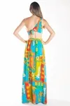 Vestido Dwz Longo Estampado