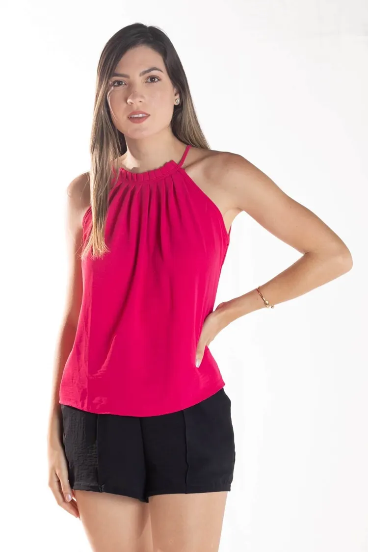 Blusa Dwz Plissada Lisa