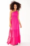 Vestido Dwz Lastex Liso Um Ombro Com Bojo