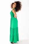 Vestido Dwz Lastex Liso Um Ombro Com Bojo