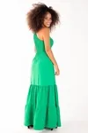 Vestido Dwz Lastex Liso Um Ombro Com Bojo