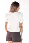 Blusa Dwz Gola V Lisa
