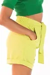 Short Dwz Linho Com Amarracao
