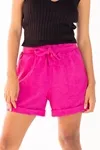 Short Dwz Linho Com Amarracao