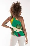 Blusa Dwz Estampada Com Amarracao