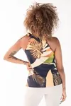 Blusa Dwz Estampada Com Amarracao