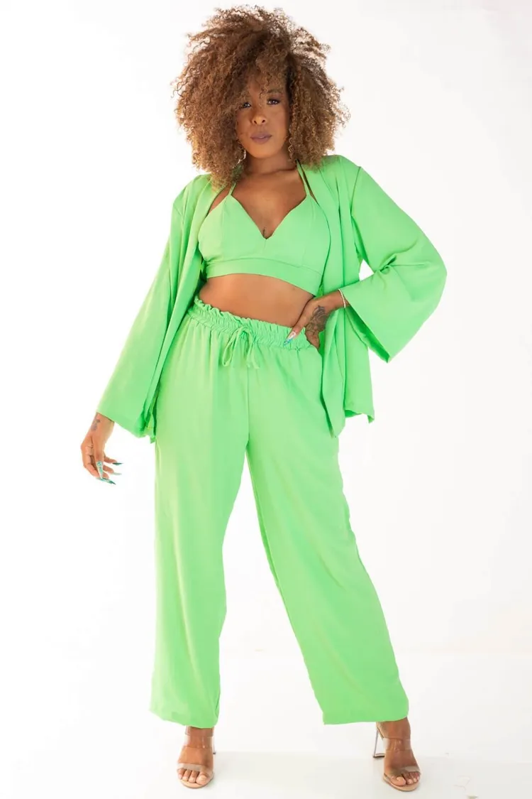 Conjunto Dwz Kimono Top e Calca