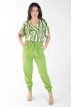 Calca Dwz Linho Jogger