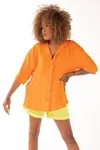 Camisa Dwz Com Botoes Lisa