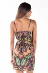 Vestido Dwz Transpassado Estampado