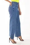 Calca Dwz Wid Leg Jeans