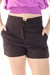 Short Dwz Cos Largo Com Botao
