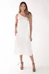 Vestido Dwz Um Ombro Longo