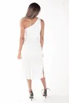 Vestido Dwz Um Ombro Longo