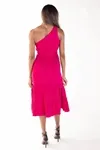 Vestido Dwz Um Ombro Longo