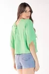 Blusa Dwz Manga Morcego Lisa