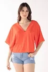 Blusa Dwz Manga Morcego Lisa