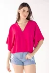 Blusa Dwz Manga Morcego Lisa