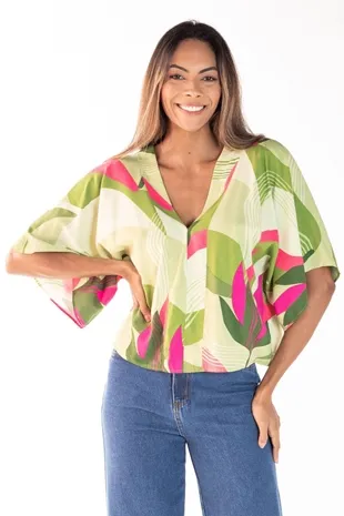 Blusa Dwz Morcego Estampada