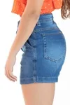 Short Dwz Jeans Com Bolso Faca